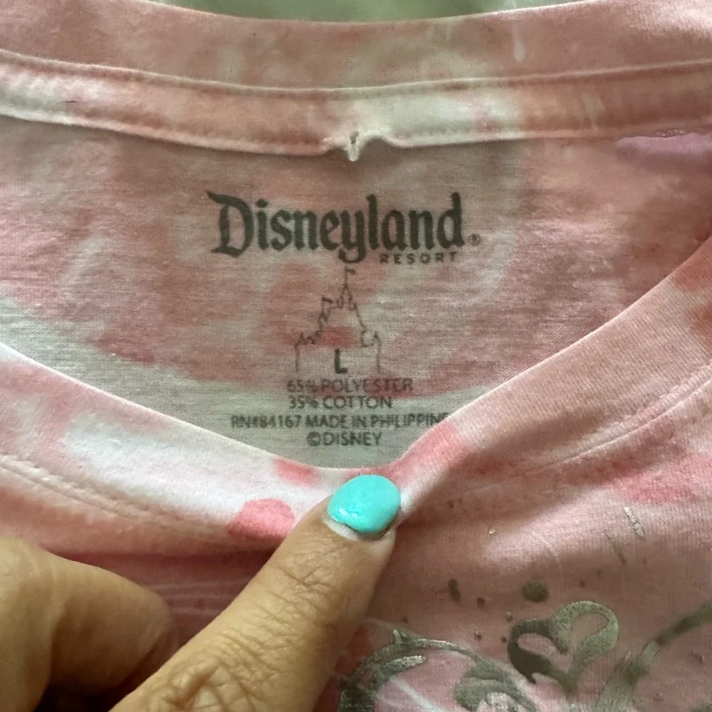Disneyland pink Mickey Mouse tee - Picture 3 of 3